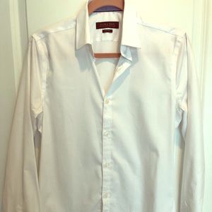 Zara Men’s Slim Fit white dress shirt